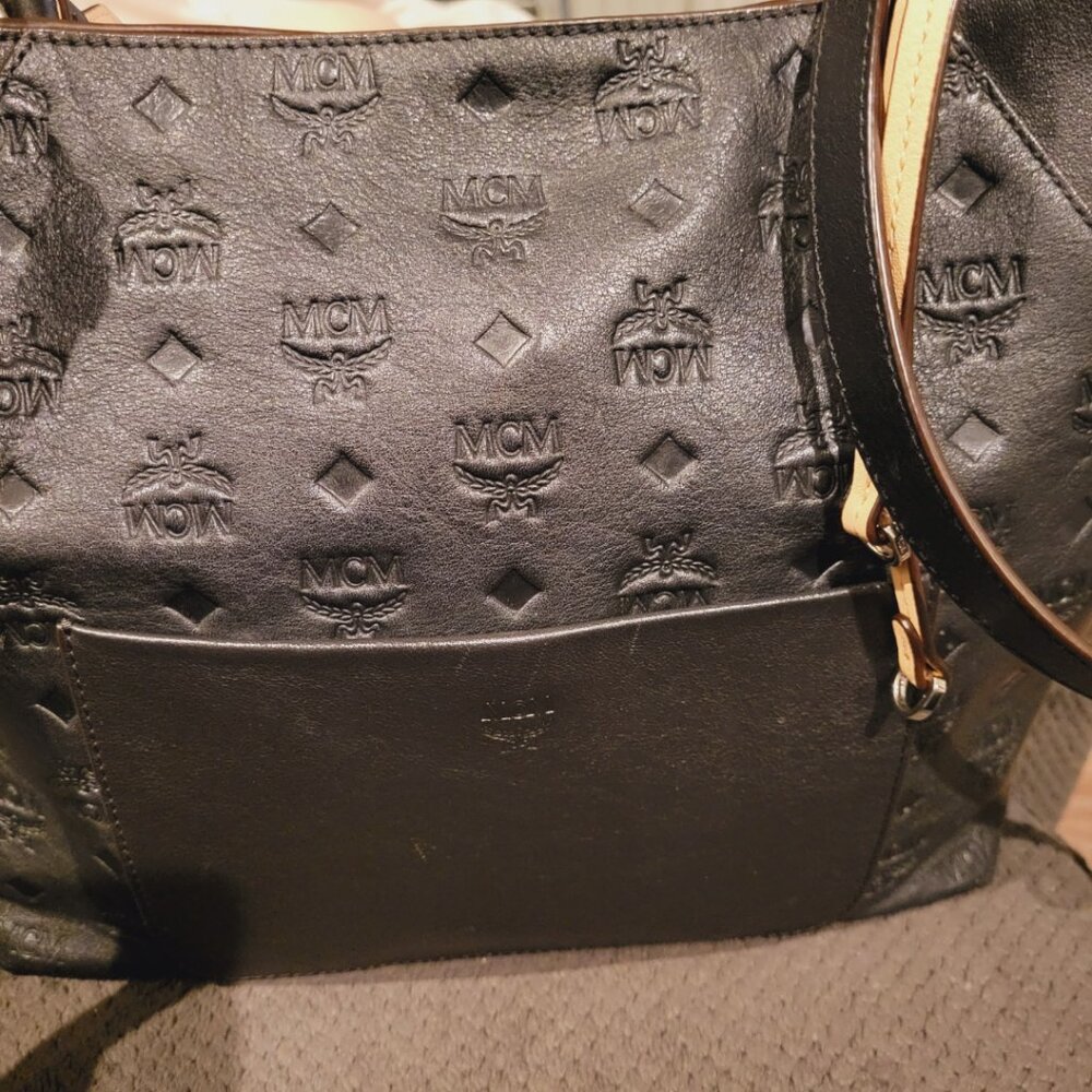 MCM Black Hobo Bag